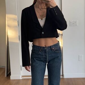 for love and lemons black cropped jacket🖤